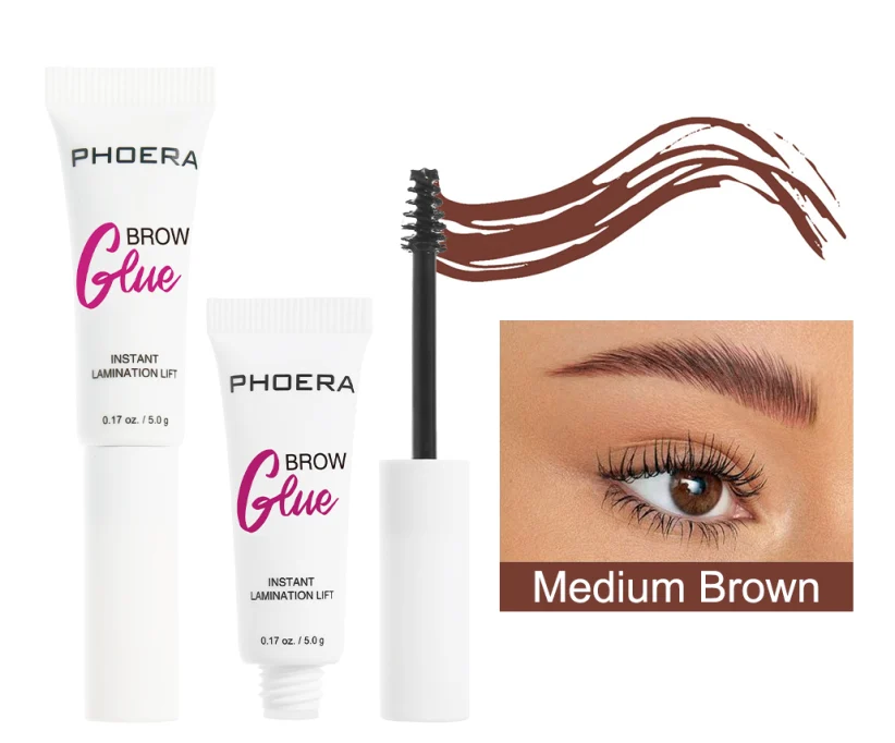 Brow glue - medium brown